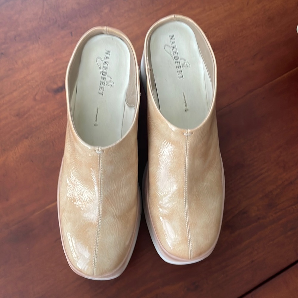 Naked Feet Tan Slip-On Shoes